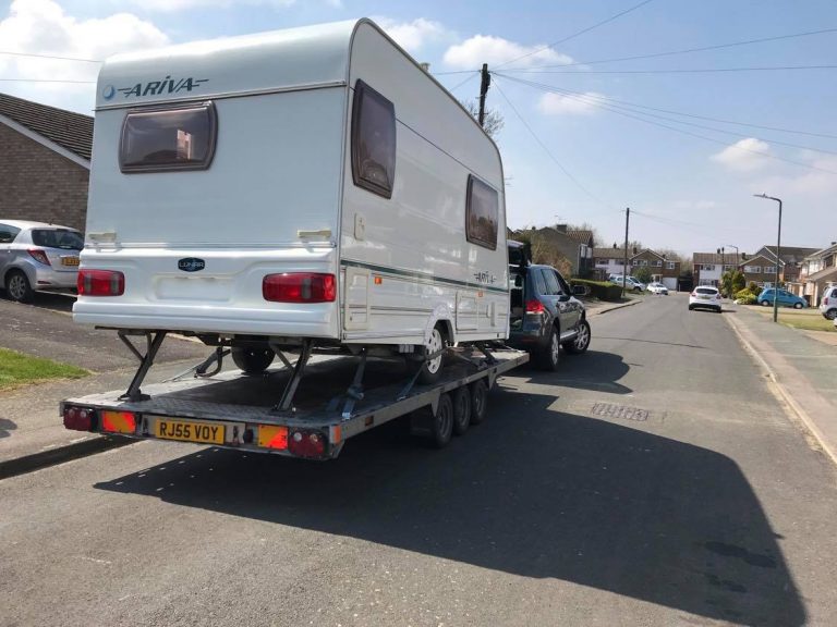 the recovery of a caravan