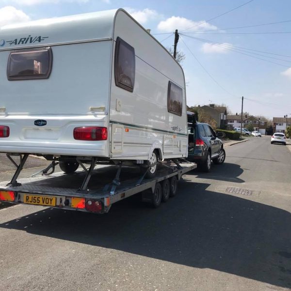 the recovery of a caravan